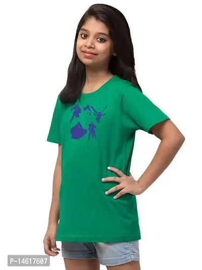 ALPHABET26 T-Shirt for Girl Women Half Sleeve s 5 Superhero New 9919-thumb3