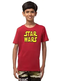 ALPHABET26 T-Shirt for Boys Half Sleeve Star WarNew4442-thumb1