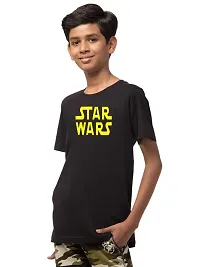 ALPHABET26 T-Shirt for Boys Half Sleeve Star WarNew4442-thumb1