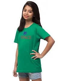 ALPHABET26 T-Shirt for Girl Women Half Sleeve s Space New 10053-thumb2