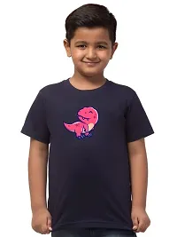 ALPHABET26 T-Shirt for Boys Half Sleeve Modern Dinosaur Printed4460-thumb1