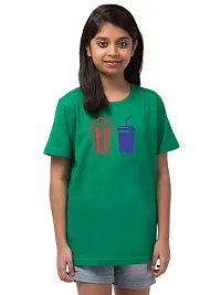 ALPHABET26 T-Shirt for Girl Women Half Sleeve s Popcorn Drink New 10120-thumb1