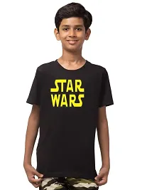 ALPHABET26 T-Shirt for Boys Half Sleeve Star WarNew4442-thumb2