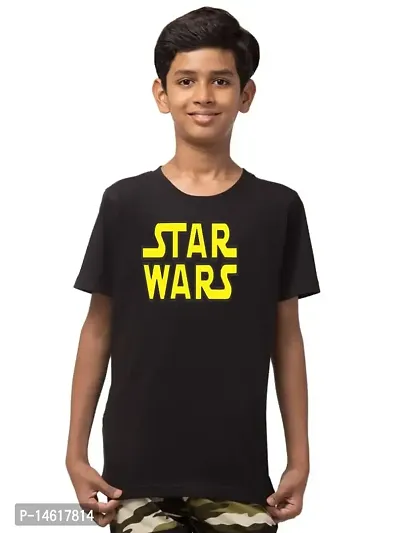 ALPHABET26 T-Shirt for Boys Half Sleeve Star WarNew4442-thumb3