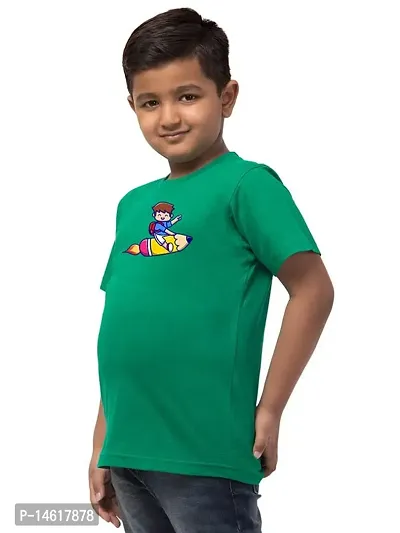 ALPHABET26 T-Shirt for Boys Half Sleeve Latest Rocket Pencil New Desizn4456-thumb3