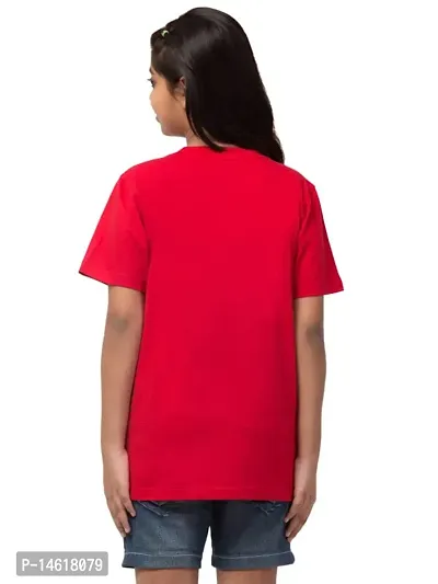 ALPHABET26 T-Shirt for Girl Women Half Sleeve s Red 5 Superhero (10-11 Year) New 9920-thumb4