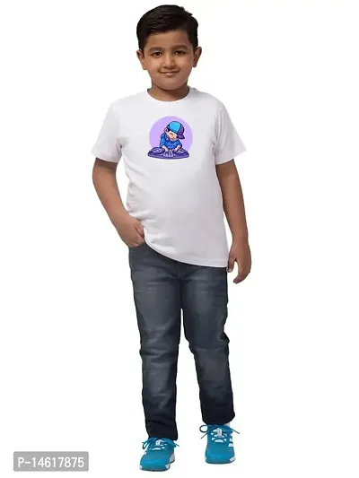 ALPHABET26 T-Shirt for Boys Half Sleeve Modern DJ Boy 12124