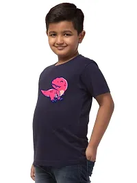 ALPHABET26 T-Shirt for Boys Half Sleeve Modern Dinosaur Printed4460-thumb2