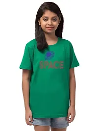 ALPHABET26 T-Shirt for Girl Women Half Sleeve s Space New 10053-thumb1