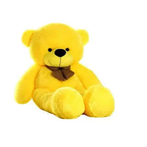 TIB 3 Feet Huggable Teddy Bear with Neck Bow