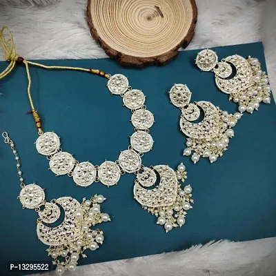 Stylish Gold-Plated Alloy Jewellery Set For Women