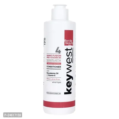 Keywest Professional Nanoplastia Sulfate Free Conditioner for Women | All Hair Types | Enriched with Macadamia Oil + Vitamin E (250ml)-thumb0