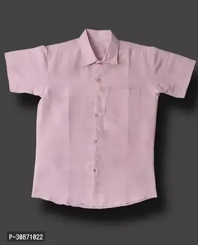 Stylish Pink Khadi Cotton Casual Shirt For Men