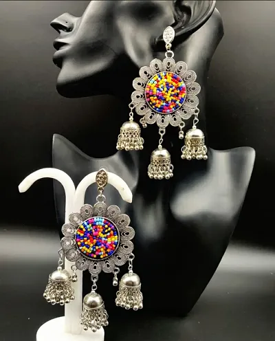 Casual Wear Fancy Design Oxidized Earrings Set Gender Women at Best Price  in Bhavnagar  Shree Arts