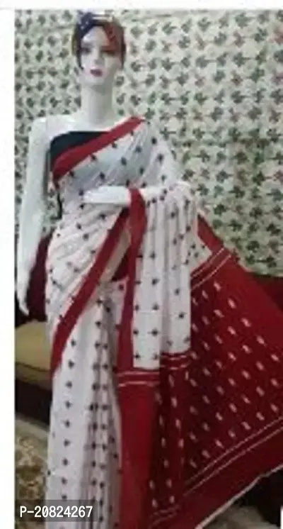 Fancy Cotton Saree with Blouse Piece for Women