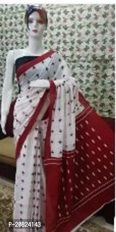 Fancy Cotton Saree with Blouse Piece for Women