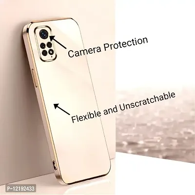 Thuban Soft Silicone Back Cover and Golden Frame for Redmi Note 11 pro 5G-thumb2