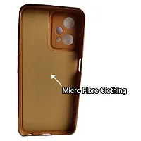 Thubans Soft Silicone Back Cover with Multiple Colur and Golden Frame for Realme 9 Pro-thumb2