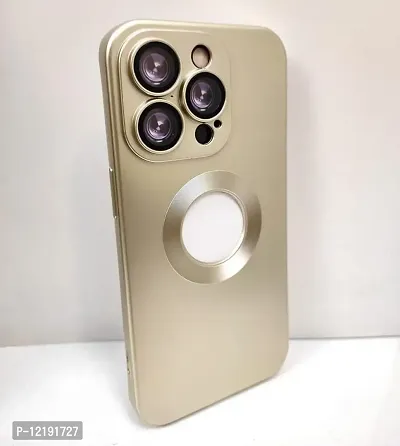 Thuban iPhone 14 Pro Case Back Cover Shockproof Bumper Matelic Finish I 360 Degree Protection I Camera Protection I Matalic Cover-thumb2