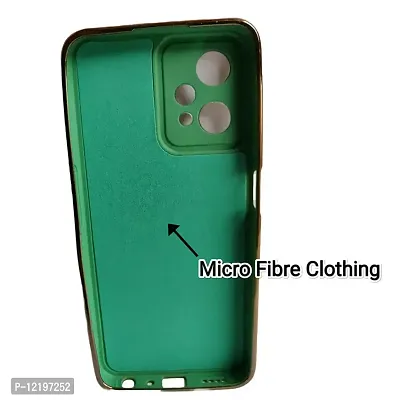 Thubans Soft Silicone Back Cover with Multiple Colur and Golden Frame for Realme 9 Pro-thumb3