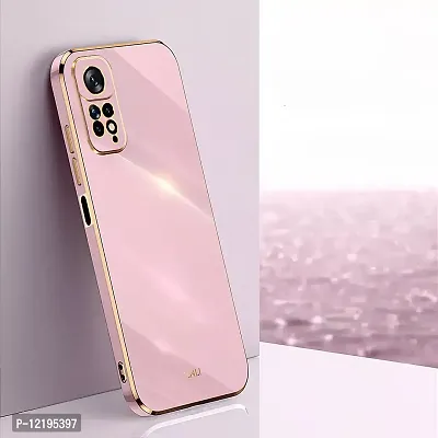 Thuban Soft Silicone Back Cover and Golden Frame for Redmi Note 11 pro 5G