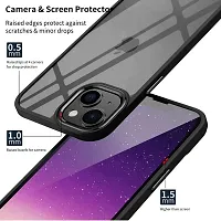 Thuban Compatible Case Clear with Color Border, Hybrid Shockproof Protective Phone Case, Slim Transparent TPU Bumper Cover for I Phone 14-thumb4