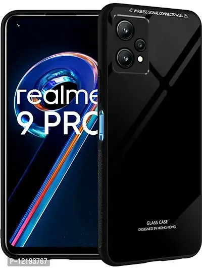 Thuban Glass Back case with Bumper Cover for Realme 9 pro 5G