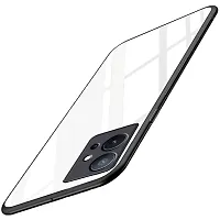 Thuban Glass Back case with Bumper Cover for Vivo T1 5G, Vivo Y75 5G,-thumb1