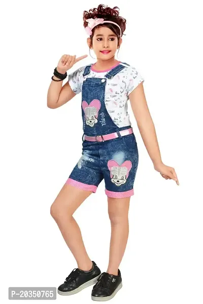 Raven Creation Dungree Girls Western Dress-thumb2