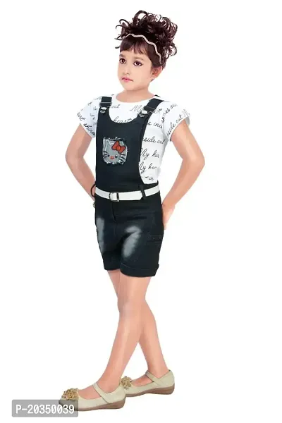 Raven Creation Dungree Girls Western Dress-thumb2