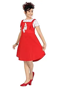 RAVEN CREATION Western Frock Red White-thumb2