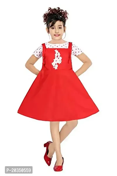 RAVEN CREATION Western Frock Red White-thumb0