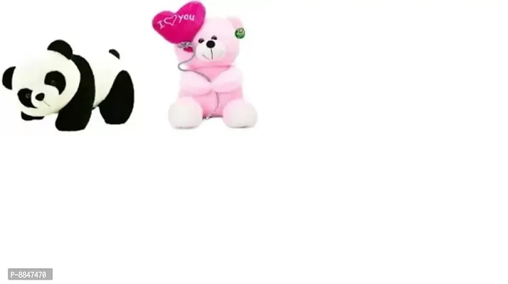 Baloon Teddy  Little Panda Soft Toys 20Cm-thumb0