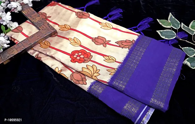 Beautiful Banarasi Silk Saree With Blouse Piece For Women