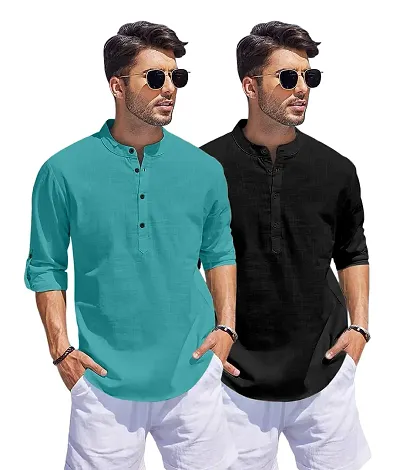 Classic Kurtas Kurta Sets Combo For Men