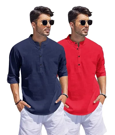 Classic Kurtas Kurta Sets Combo For Men