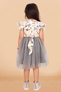 Fancy Cotton Blend Frock for Baby Girl-thumb3