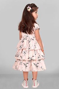 Fancy Satin Blend Frock for Baby Girl-thumb4