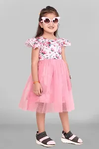 Fancy Cotton Blend Frock for Baby Girl-thumb1