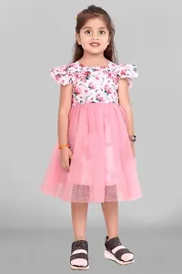 Fancy Cotton Blend Frock for Baby Girl-thumb3