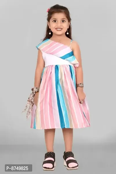 Fancy Satin Frock for Baby Girl