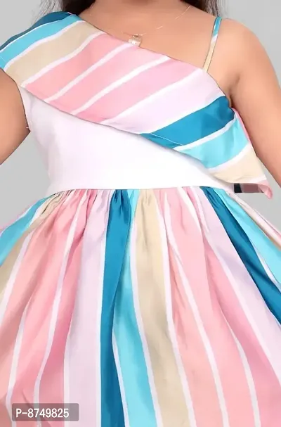 Fancy Satin Frock for Baby Girl-thumb3