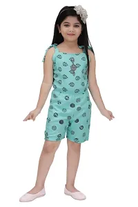 Girlrsquo;s Fancy Noodle Strap Jumpsuit For Party, Festive  Ethnic Wear.-thumb4