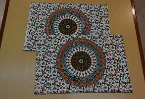 MIYANBAZAZ Cotton King Size Pillow Covers Orange (18X28 Inch Pillow Cover,2Pcs )-thumb3