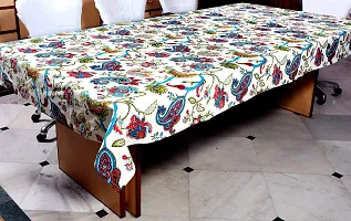 Miyanbazaz Textiles Table Cloth Cotton Table Cover Floral Print Dining Tablecloth Tea/Coffee Table Cover Center Table Cover Hotel Table Cover (65 x 68 Inch)-thumb2