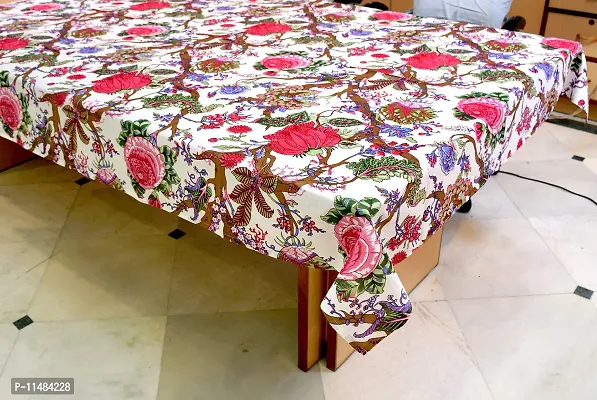 Miyanbazaz textiles Cotton Table Cloth/Dining Table Cover- Multi-thumb4