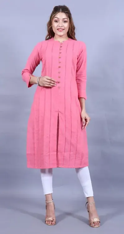 Stylish Rayon Printed Straight Kurtis