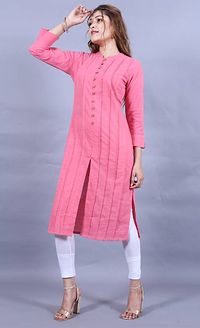 Classic Rayon Kurta For Women-thumb1