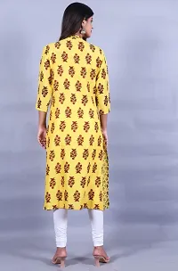 Classic Rayon Printed Kurta For Women-thumb2