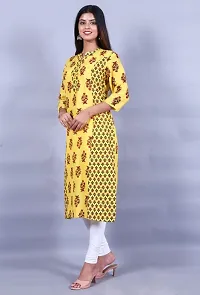 Classic Rayon Printed Kurta For Women-thumb3